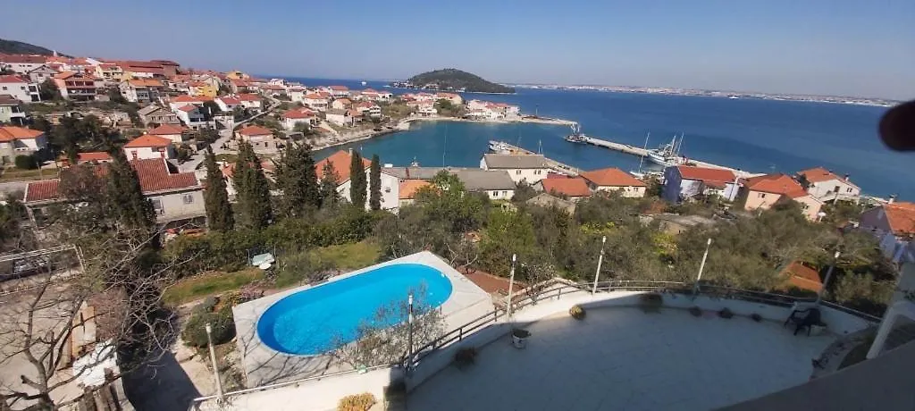 Apartment In Kali With Sea View, Balcony, Air Conditioning, Wi-Fi