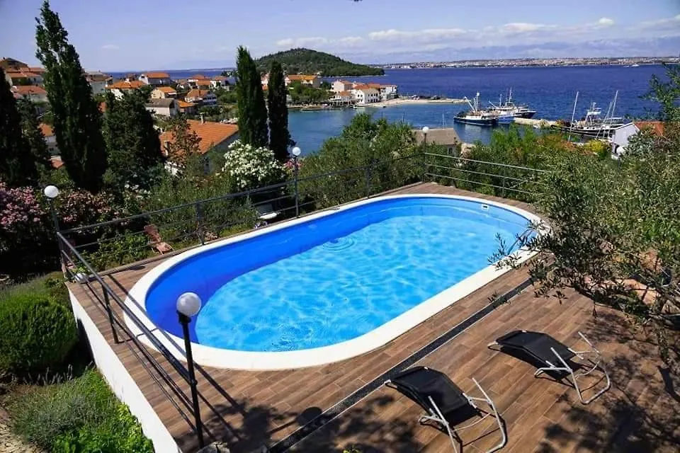Apartment In Kali With Sea View, Balcony, Air Conditioning, Wi-Fi 0*,