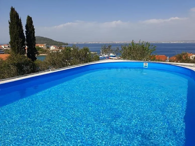 Apartment In Kali With Sea View, Balcony, Air Conditioning, Wi-Fi